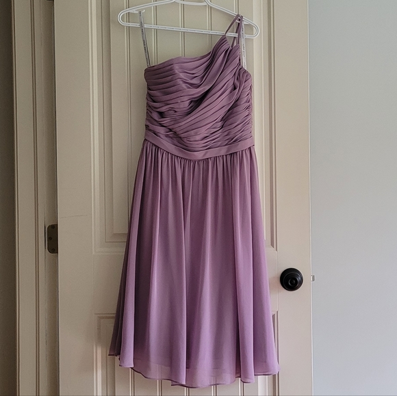 Alfred Angelo lilac bridesmaid dress - Picture 2 of 5